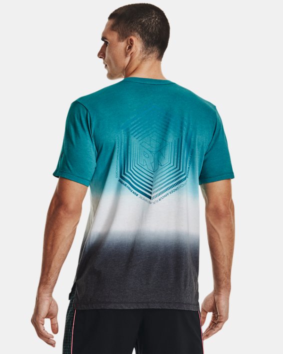 T-shirt à manches courtes UA Run Anywhere pour homme, Blue, pdpMainDesktop image number 1